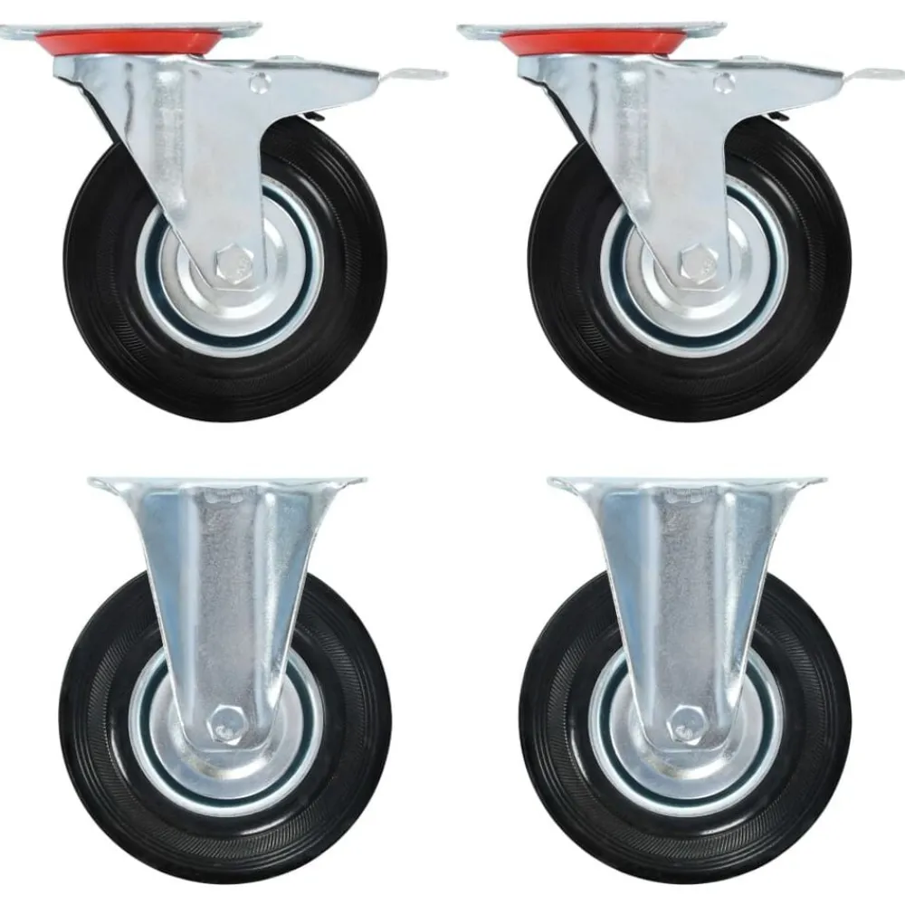 vidaXL Roulettes 4 pcs 125 mm