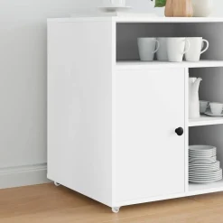 Accessoires De Quincaillerie-vidaXL Roulettes 2 pcs Blanc 42 x 11,5 x 29 mm Fer