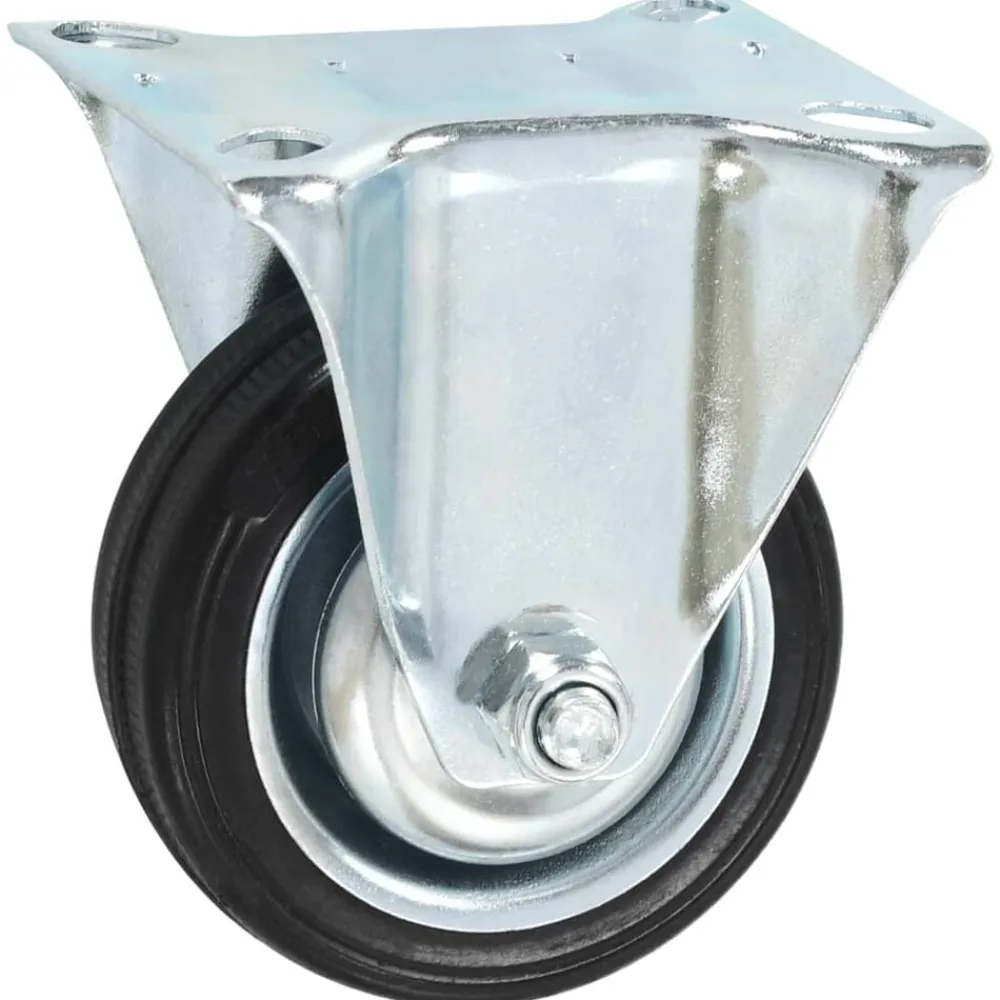 Manutention De Matériaux-vidaXL Roulettes fixes 4 pcs 75 mm