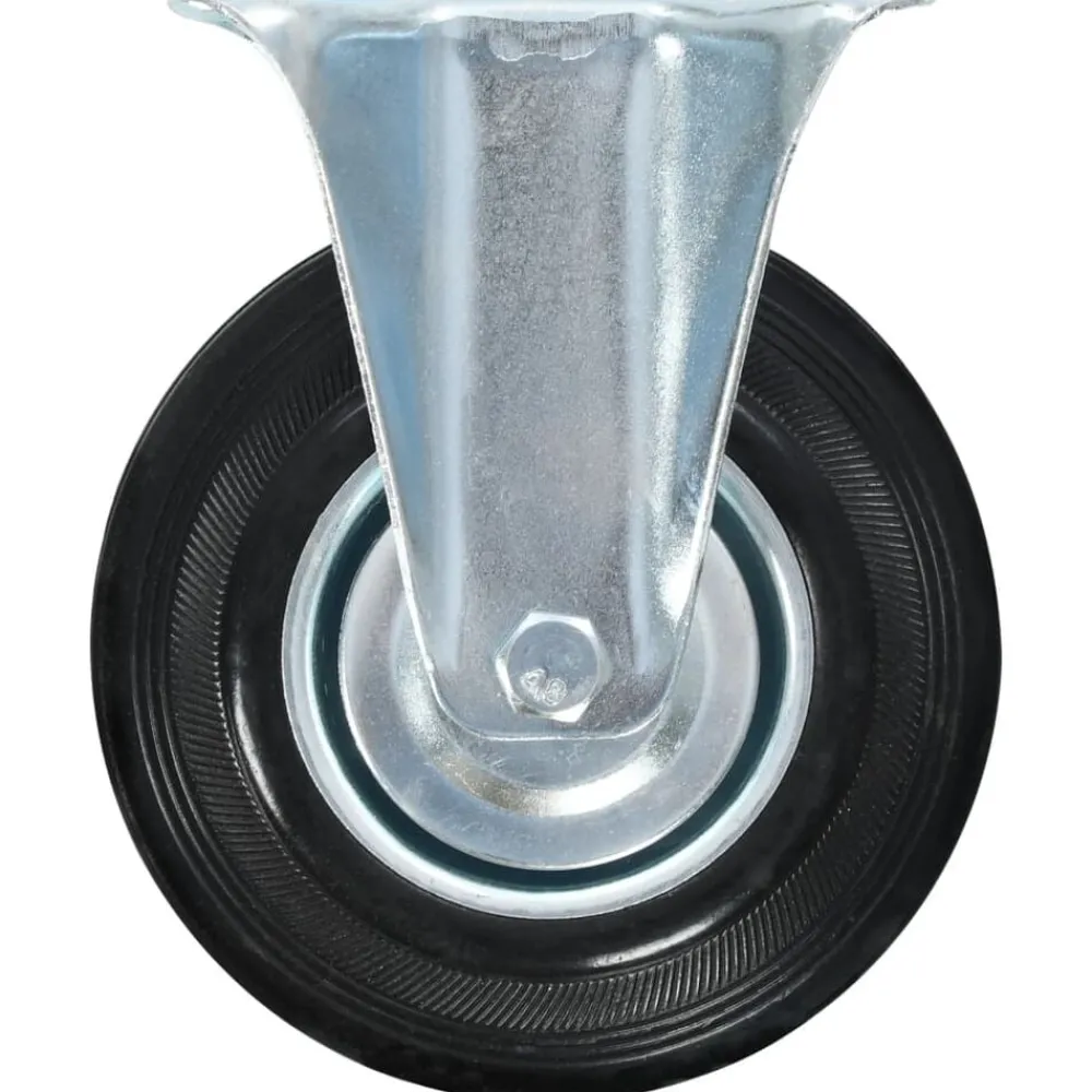 vidaXL Roulettes fixes 4 pcs 125 mm