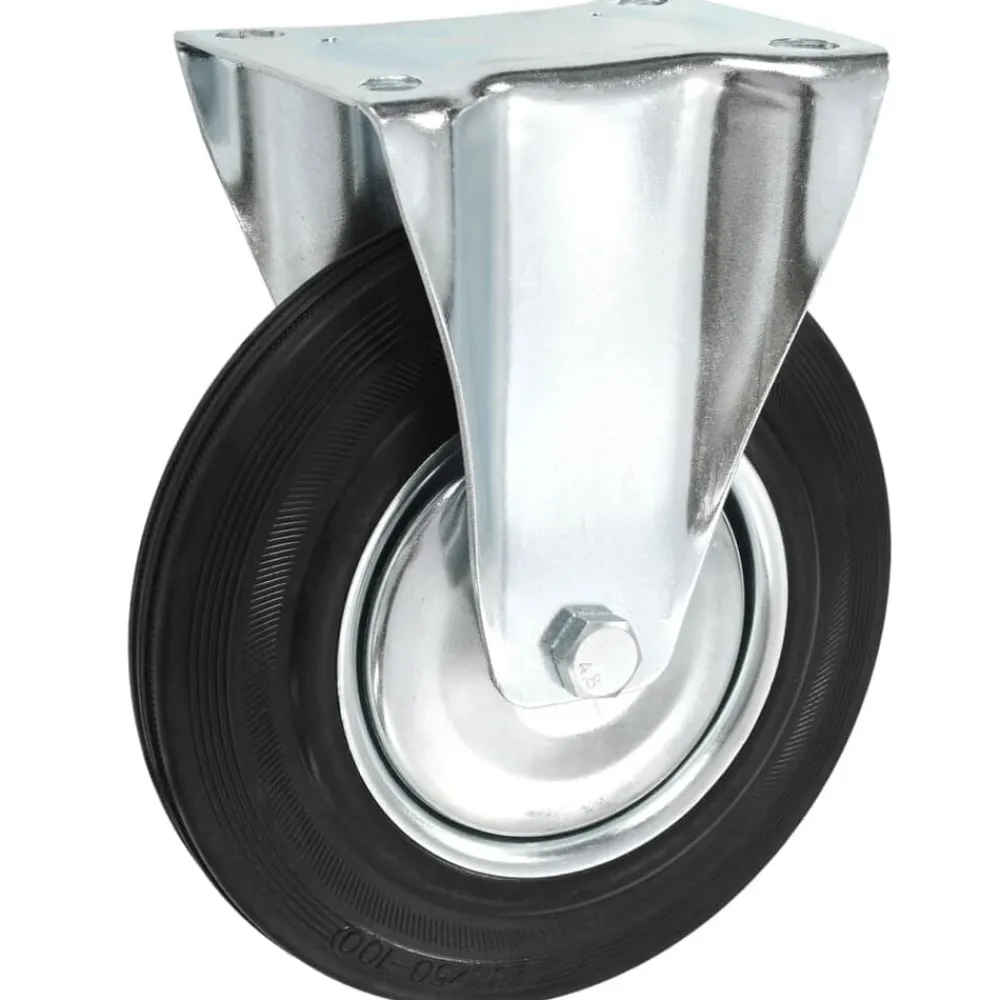 vidaXL Roulettes fixes 4 pcs 200 mm