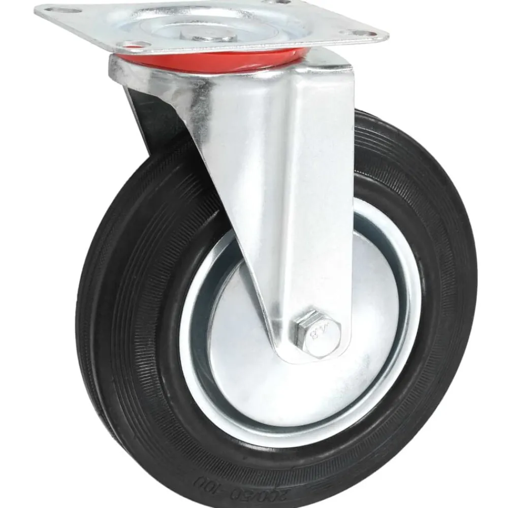 vidaXL Roulettes pivotantes 4 pcs 200 mm