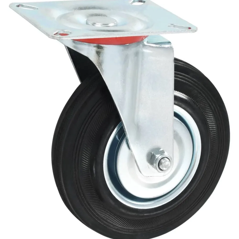 Manutention De Matériaux-vidaXL Roulettes pivotantes 4 pcs 125 mm