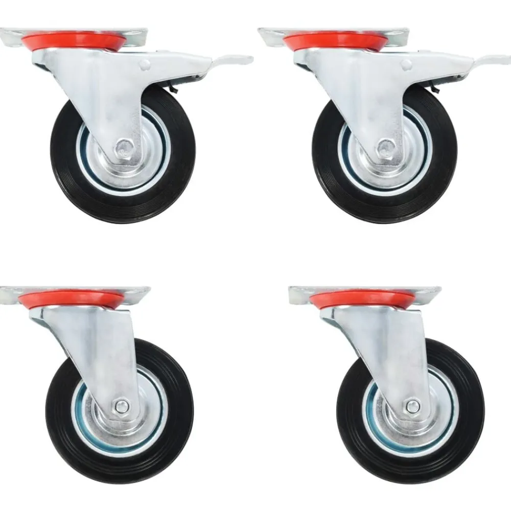 vidaXL Roulettes pivotantes 4 pcs 100 mm