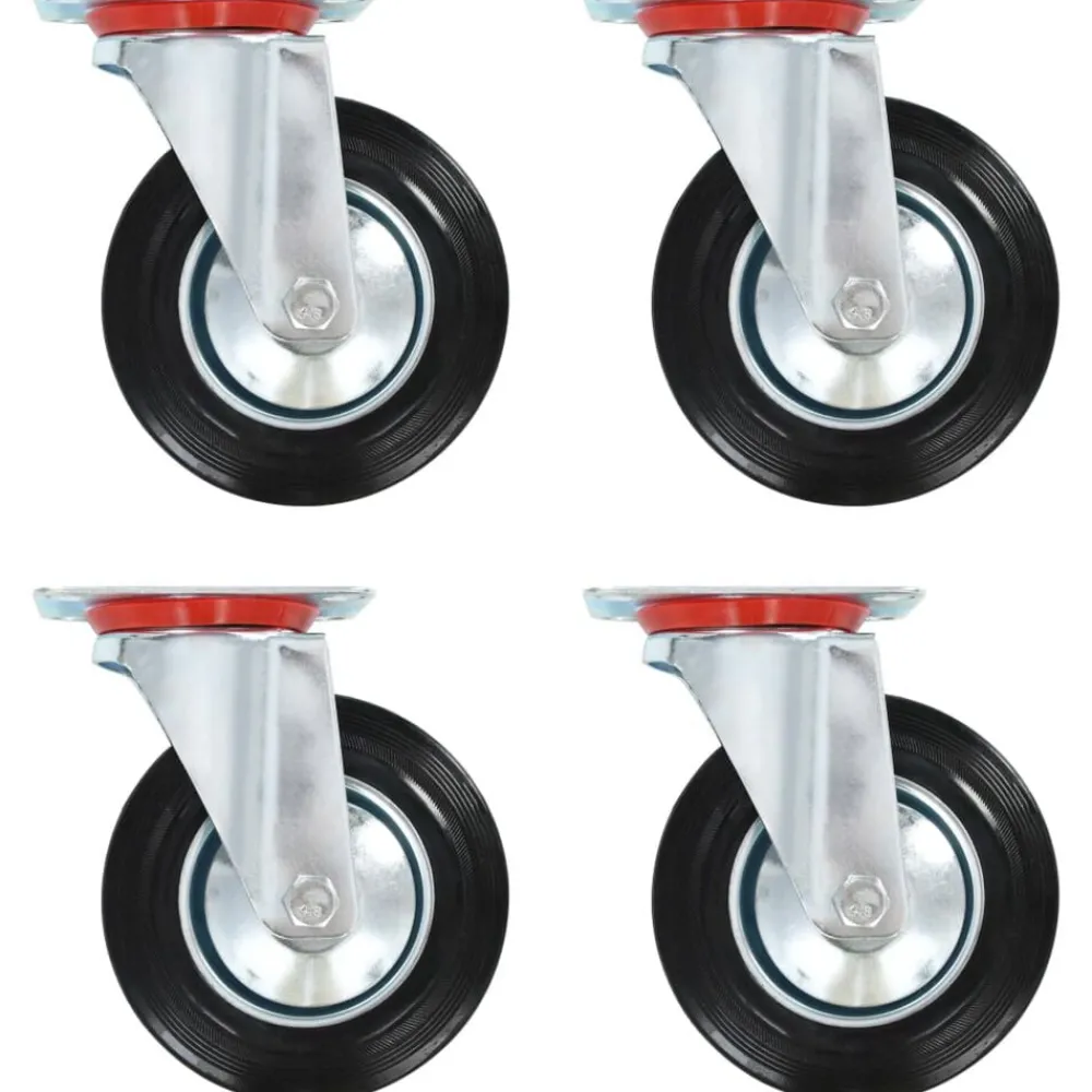 vidaXL Roulettes pivotantes 4 pcs 160 mm