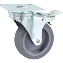 vidaXL Roulettes pivotantes avec double frein 4 pcs 75 mm