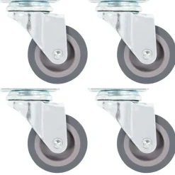 Manutention De Matériaux-vidaXL Roulettes pivotantes 4 pcs 50 mm