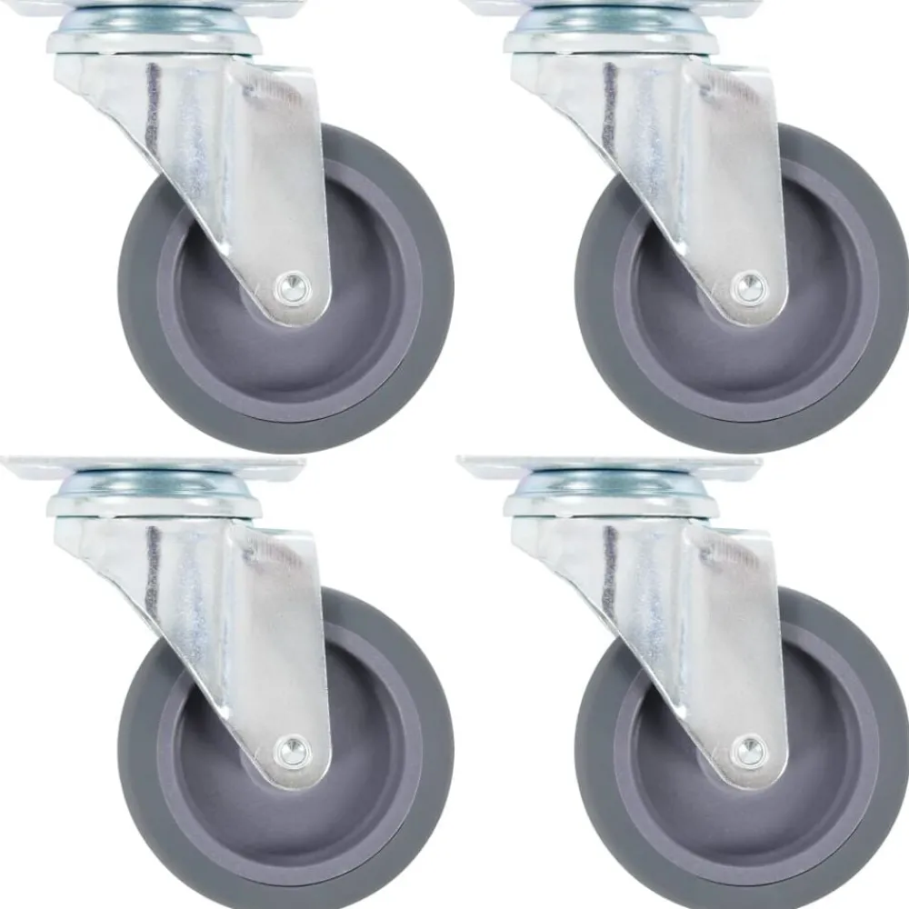 vidaXL Roulettes pivotantes 4 pcs 75 mm