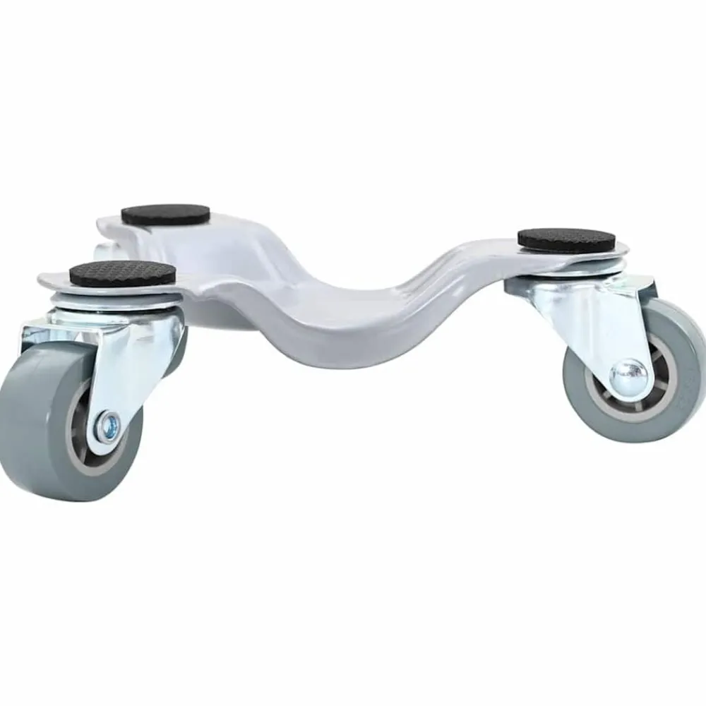 vidaXL Roulettes pour meubles 4 pièces 16 x 14,5 x 5,5 cm Acier 180 kg