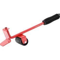 vidaXL Roulettes pour meubles 8 pièces avec élévateurs Rouge 9,8 x 7,5 x 3 cm 150 kg