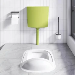 vidaXL Réservoir de toilette avec entrée d'eau inférieure 3/6 L