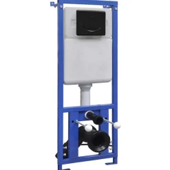 vidaXL Réservoir haut dissimulé 11 L 41x14x(110-125) cm