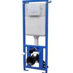 Plomberie-vidaXL Réservoir haut dissimulé 11 L 41 x 14 x (110-125) cm
