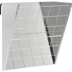 Articles Pour Animaux De Compagnie-vidaXL Râtelier à foin suspendu Argent 61 x 33 x 66 cm Acier galvanisé