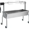 Arts De La Table & Arts Culinaires-vidaXL Rôtissoire pour barbecue électrique Acier inoxydable