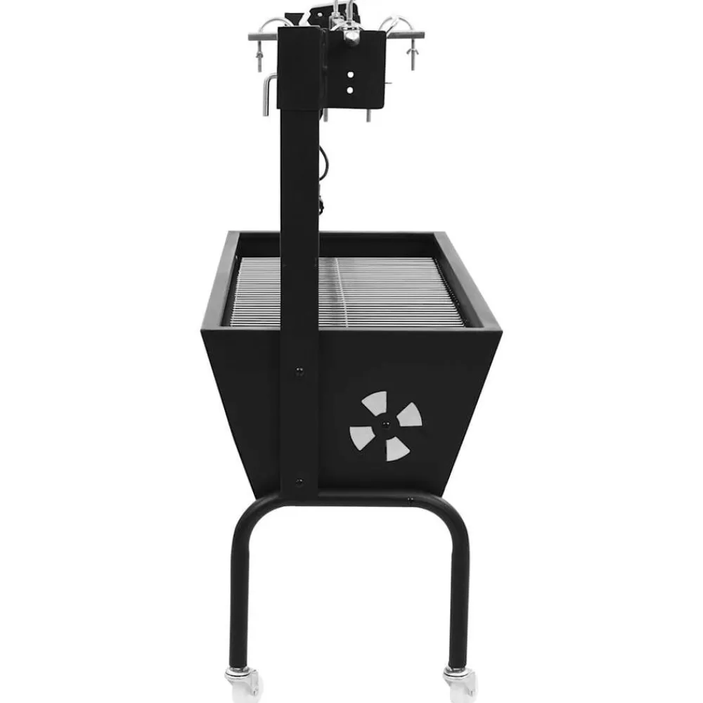 Arts De La Table & Arts Culinaires-vidaXL Rôtissoire pour barbecue électrique Acier inoxydable