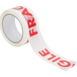 vidaXL Ruban d'emballage 36 pcs FRAGILE imprimé blanc 48 mm x 66 m
