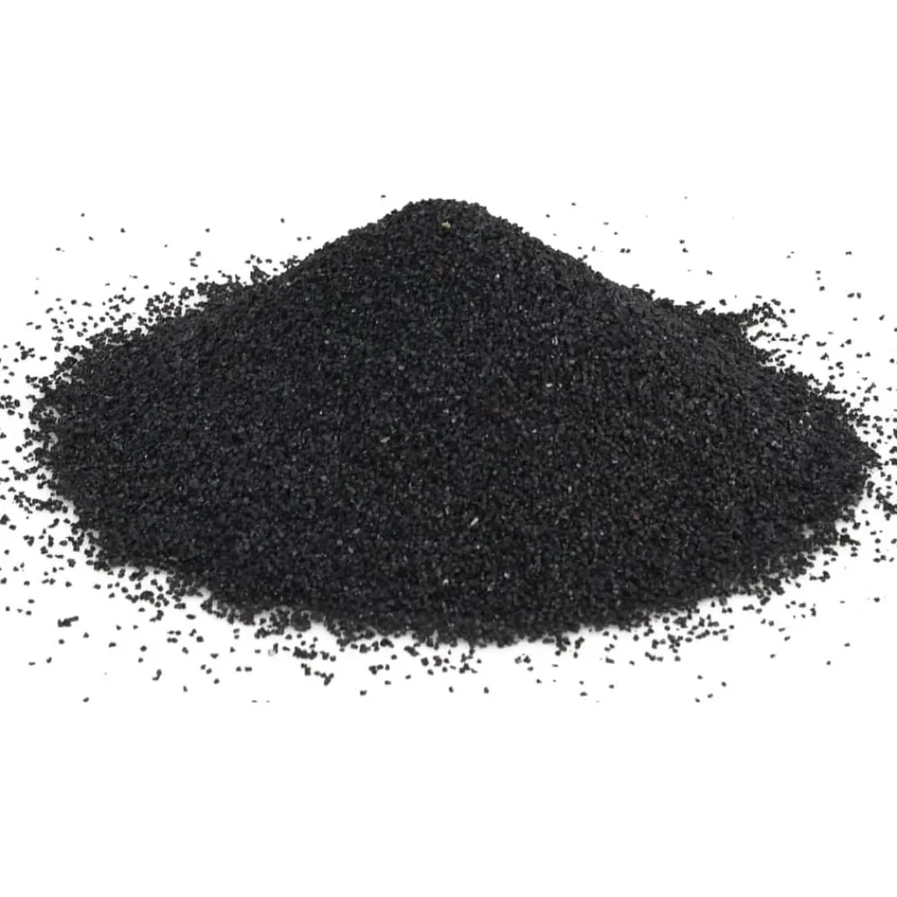 vidaXL Sable pour aquarium 10 kg noir 0,2-2 mm