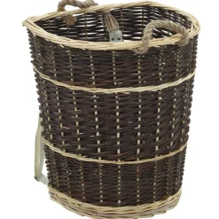 vidaXL Sac à dos bois de chauffage sangles de transport 44,5x37x50 cm