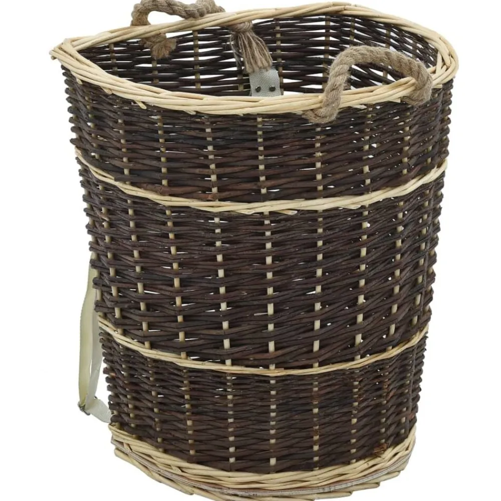 vidaXL Sac à dos bois de chauffage sangles de transport 44,5x37x50 cm
