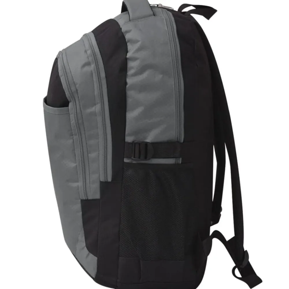Bagages & Maroquinerie-vidaXL Sac à dos d'école 40 L noir et Gris