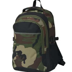 vidaXL Sac à dos d'école 40 L noir et