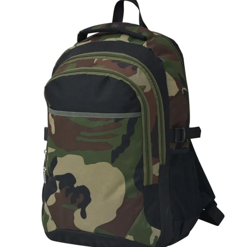 vidaXL Sac à dos d'école 40 L noir et