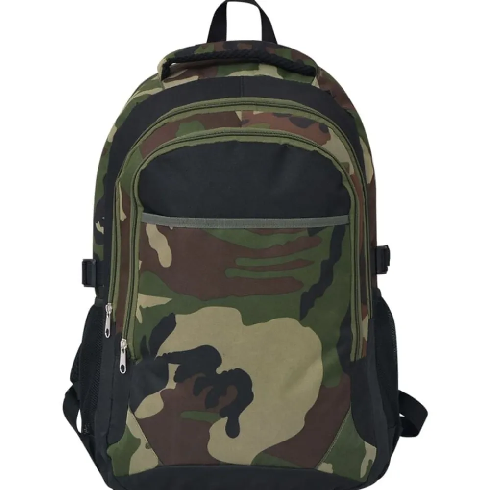 vidaXL Sac à dos d'école 40 L noir et