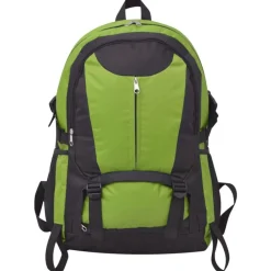 Bagages & Maroquinerie-vidaXL Sac à dos de randonnée 40 L noir et Vert