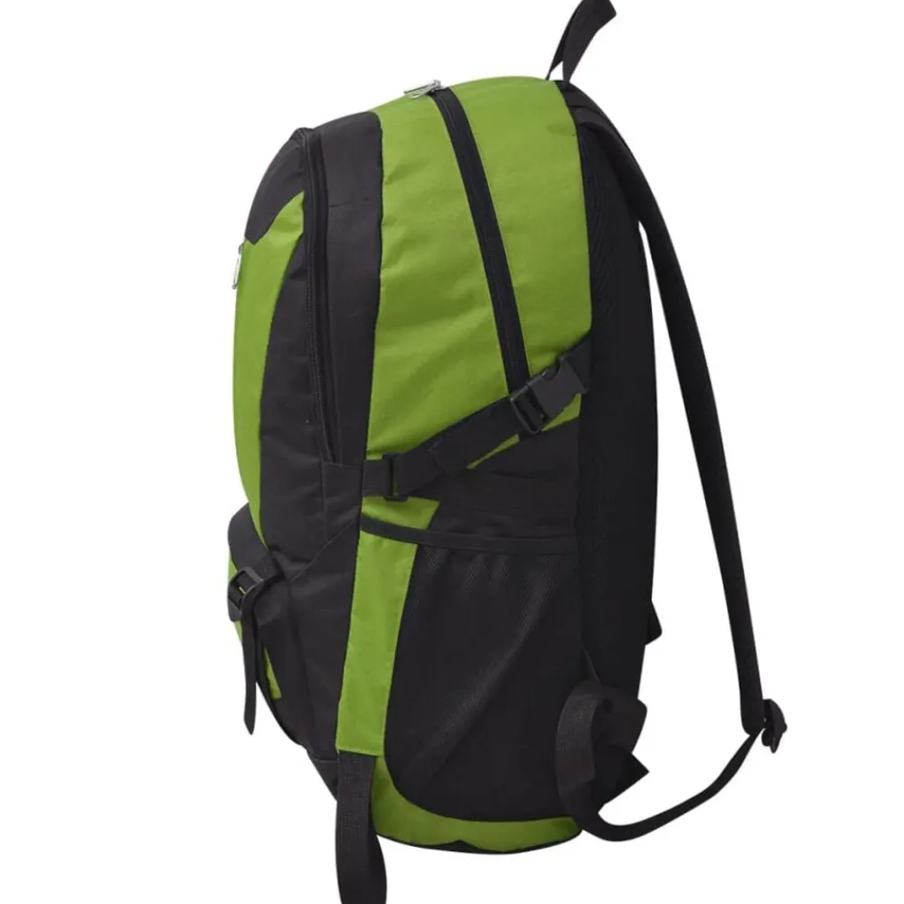 Bagages & Maroquinerie-vidaXL Sac à dos de randonnée 40 L noir et Vert