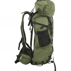 Bagages & Maroquinerie-vidaXL Sac à dos de randonnée armée 60 L tissu oxford Vert