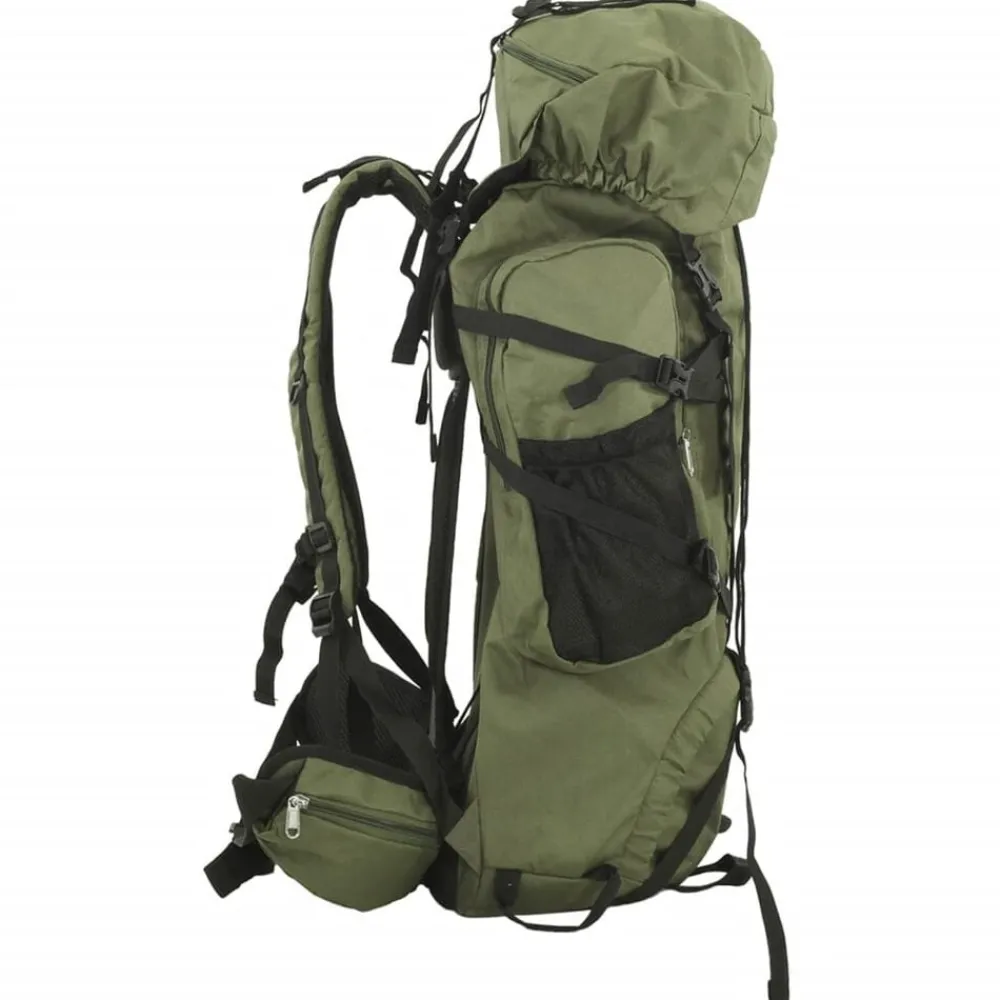 Bagages & Maroquinerie-vidaXL Sac à dos de randonnée armée 60 L tissu oxford Vert