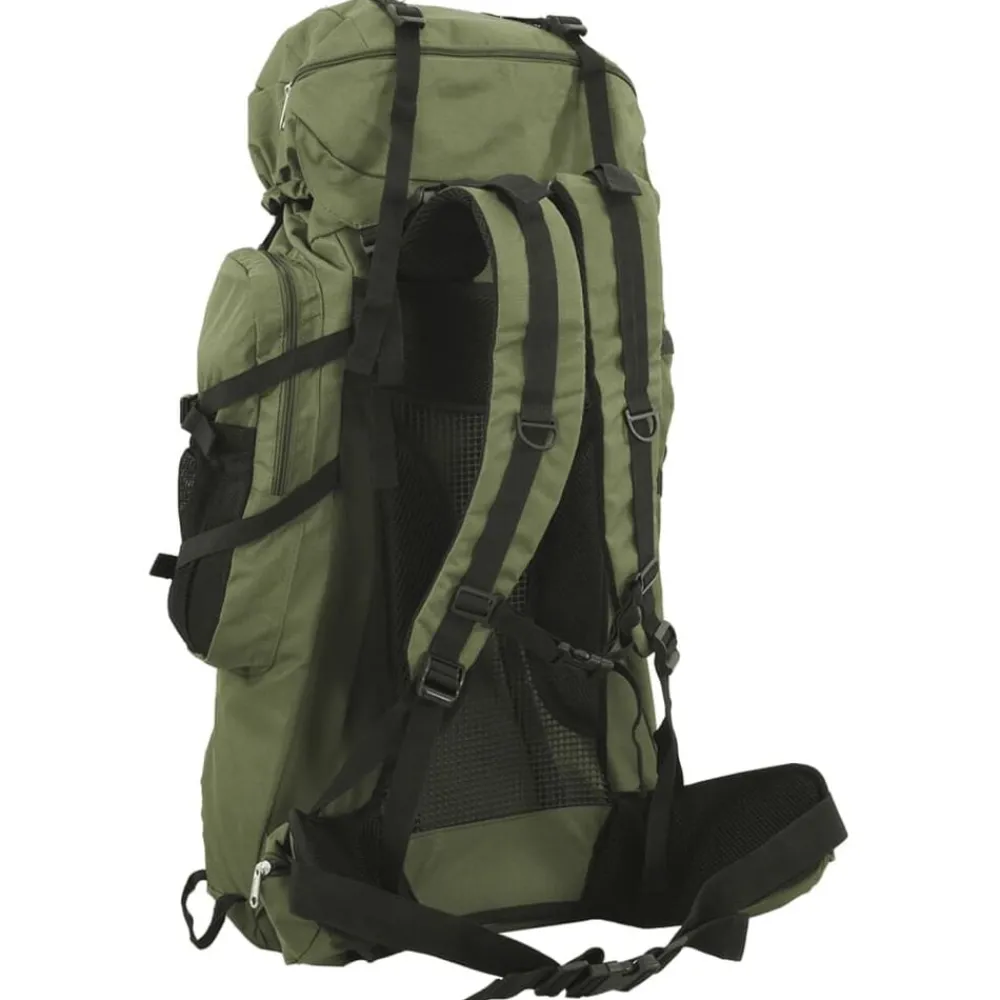 Bagages & Maroquinerie-vidaXL Sac à dos de randonnée armée 60 L tissu oxford Vert