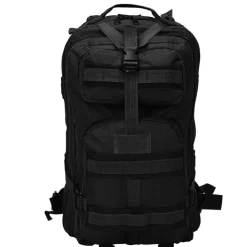 Bagages & Maroquinerie-vidaXL Sac à dos en style militaire 50 L Noir