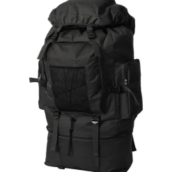 Bagages & Maroquinerie-vidaXL Sac à dos en style d'armée XXL 100 L Noir