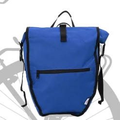 Loisirs De Plein Air-vidaXL Sac à vélo 32,5 x 17 x 57 cm Polyester Bleu