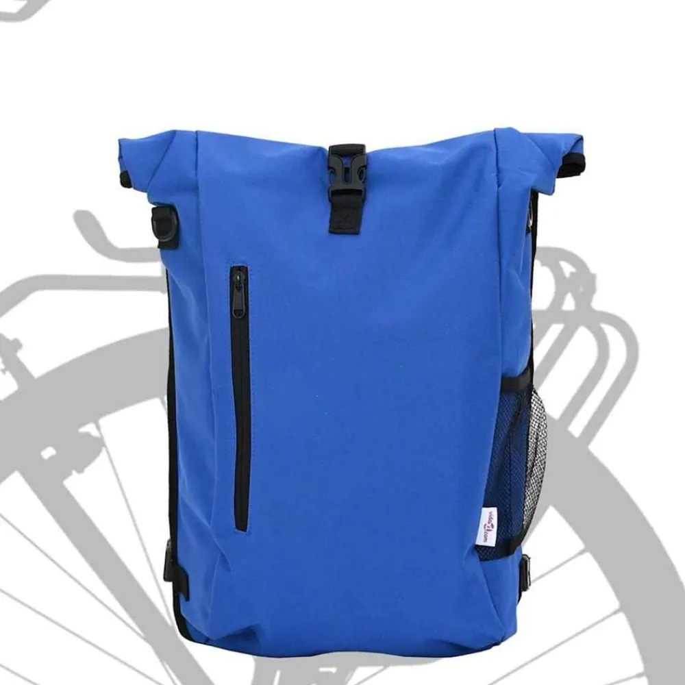 Loisirs De Plein Air-vidaXL Sac à vélo 31 x 13 x 58 cm Polyester Bleu