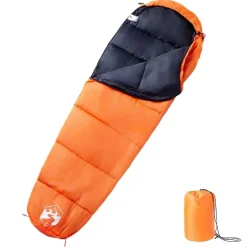 vidaXL Sac de couchage momie pour adultes camping 3 saisons