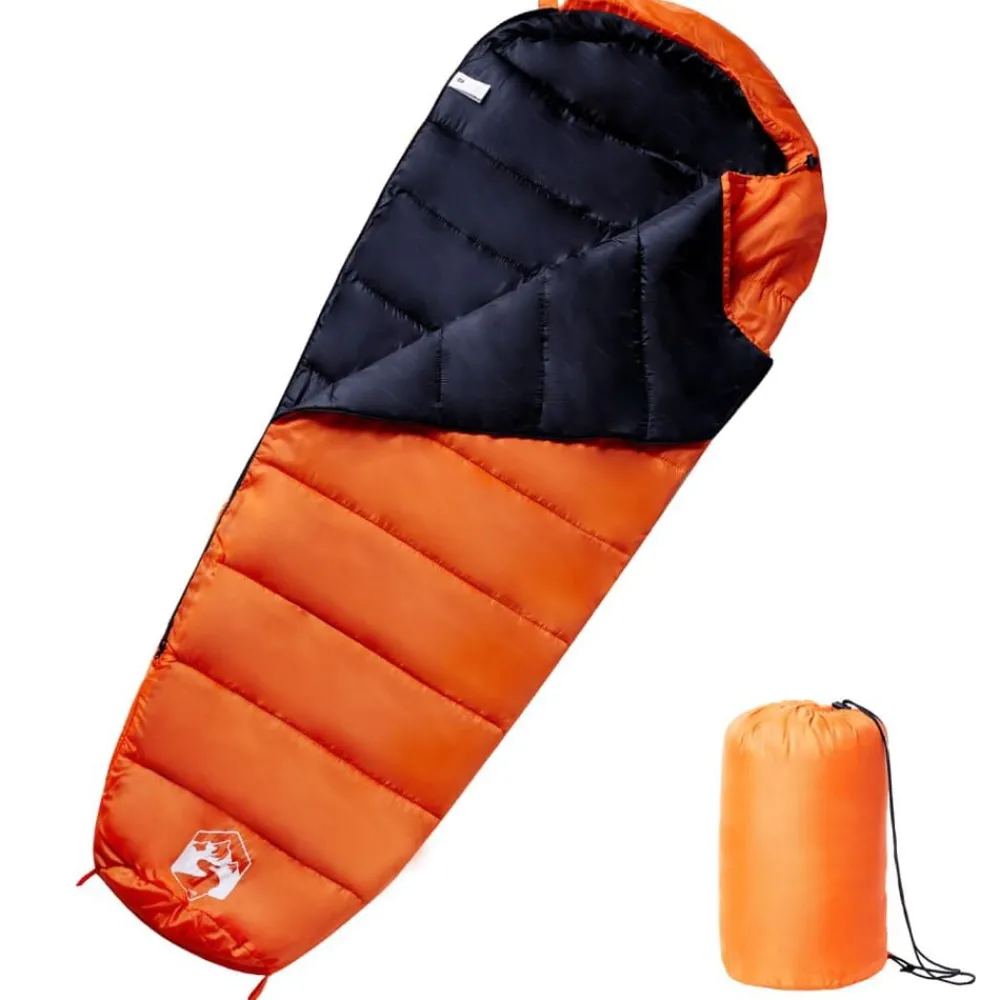 vidaXL Sac de couchage momie pour adultes camping 3 saisons