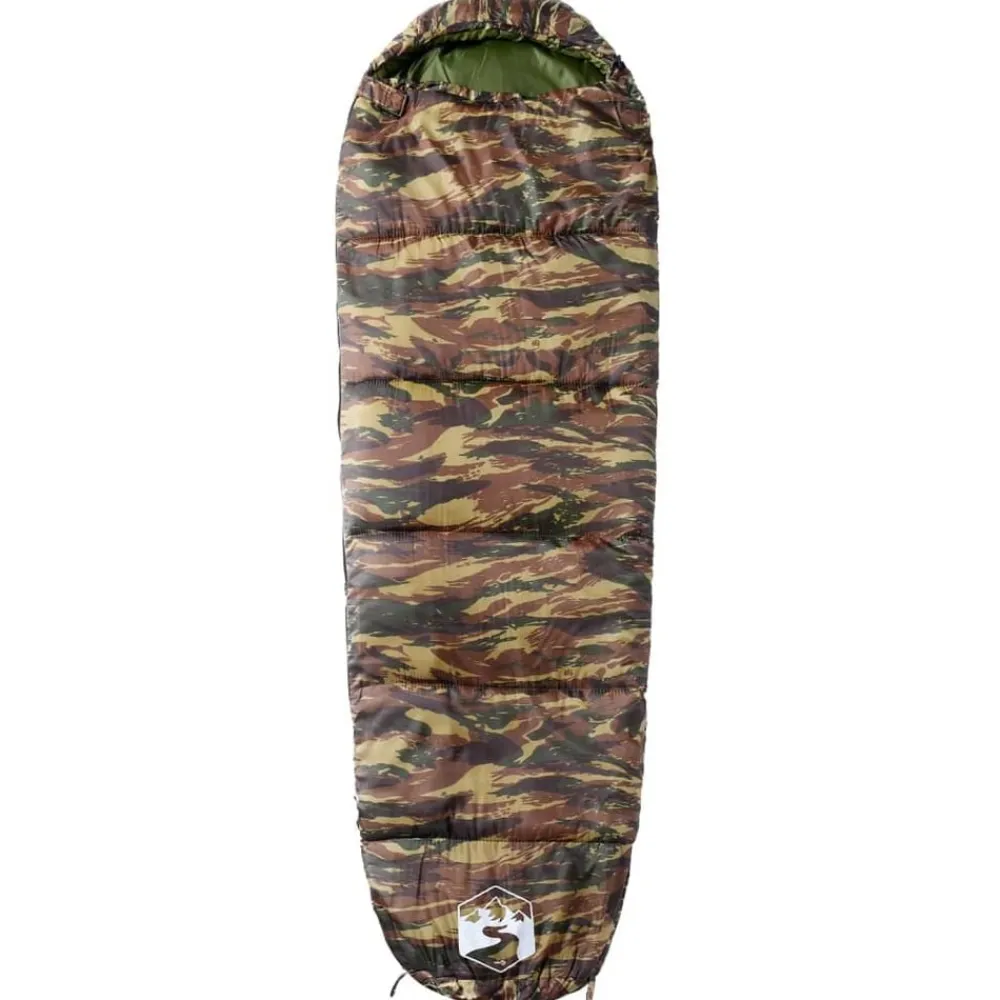 Loisirs De Plein Air-vidaXL Sac de couchage momie pour adultes camping 3 saisons Camouflage