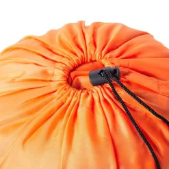 Loisirs De Plein Air-vidaXL Sac de couchage momie pour adultes camping 3 saisons Orange et noir