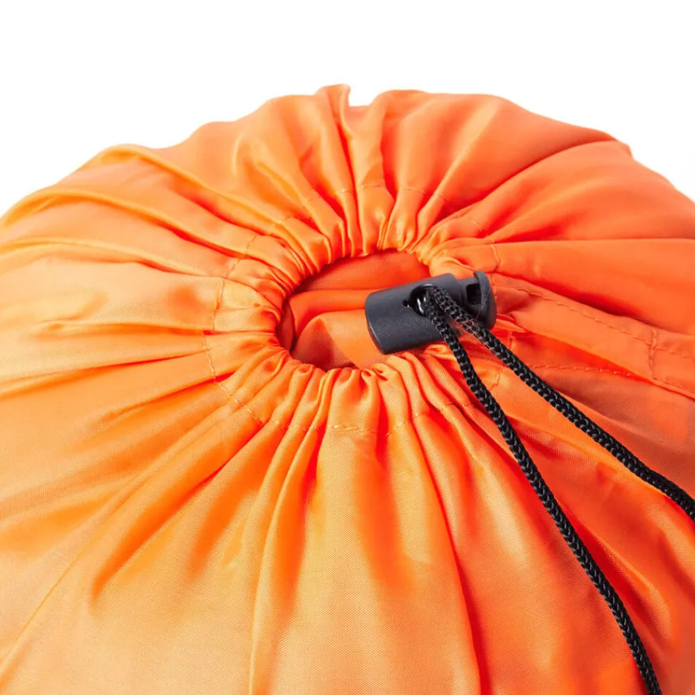Loisirs De Plein Air-vidaXL Sac de couchage momie pour adultes camping 3 saisons Orange et noir