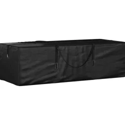 Accessoires Pour Meubles D'Extérieur-vidaXL Sac de rangement pour coussins de jardin noir 135x40x55 cm PE