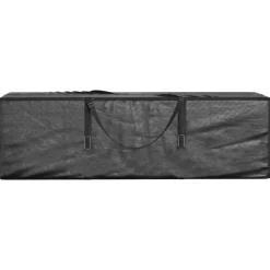 vidaXL Sac de rangement pour sapin de Noël noir 135x40x55 cm PE