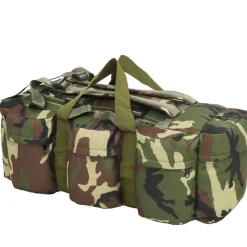 vidaXL Sac de sport en style militaire 3-en-1 45 L