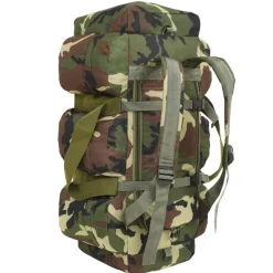 vidaXL Sac de sport en style militaire 3-en-1 45 L