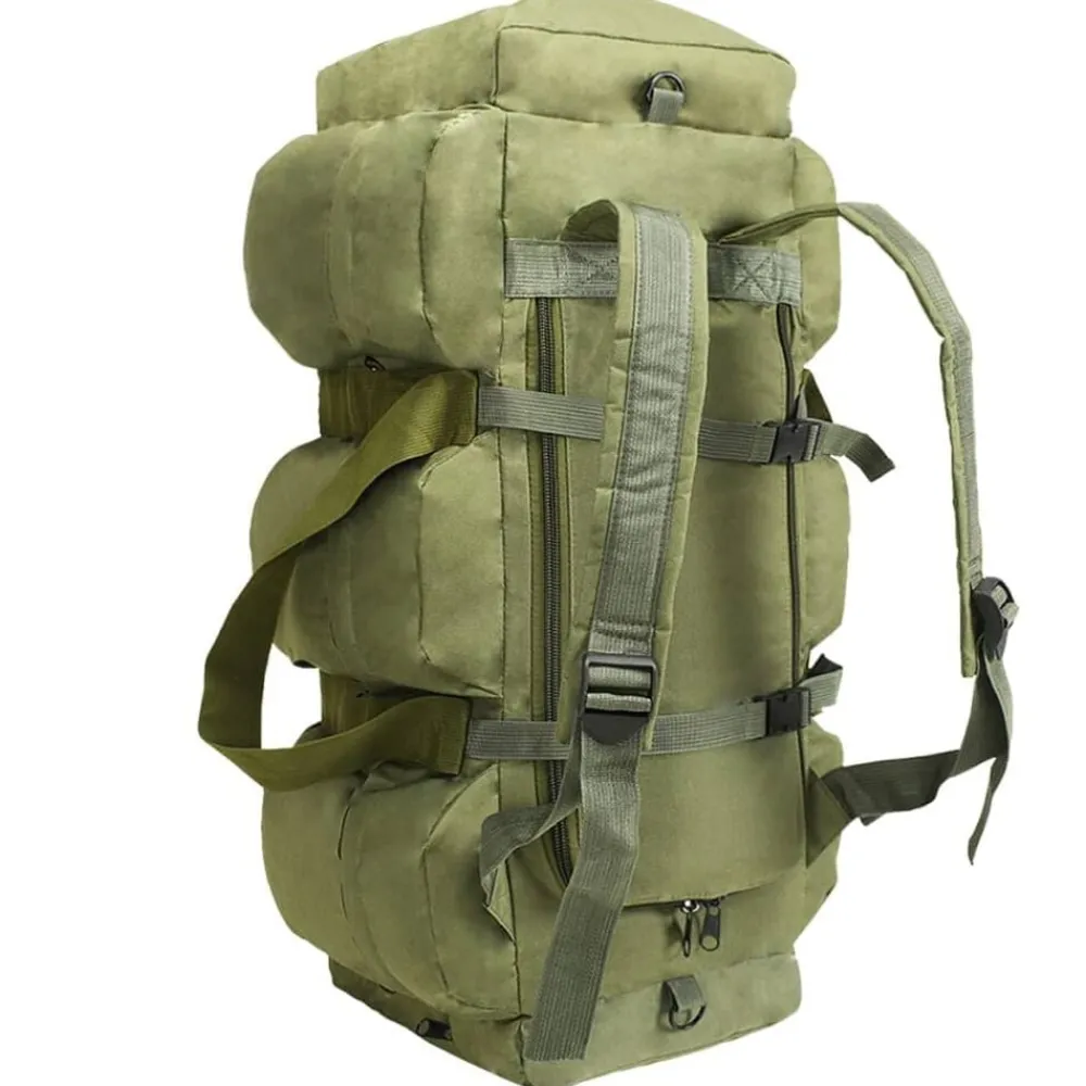 Bagages & Maroquinerie-vidaXL Sac de sport style militaire 3-en-1 45 L Vert olive