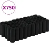 Articles Pour Animaux De Compagnie-vidaXL Sacs à crottes pour chiens 750 pcs noir 30x20 cm PE
