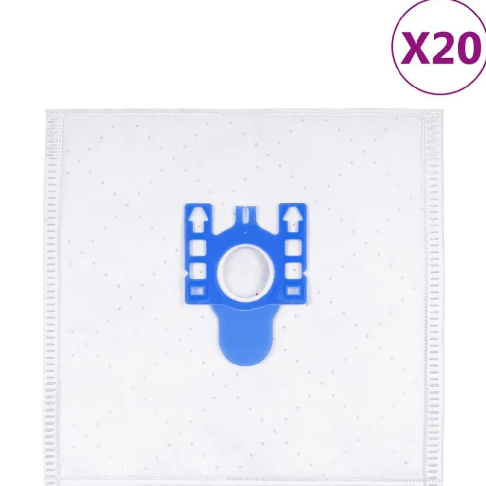 vidaXL Sacs d’aspirateur pour Miele type GNH 20 pcs