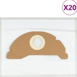 vidaXL Sacs d’aspirateur pour Kärcher A2004 20 pcs